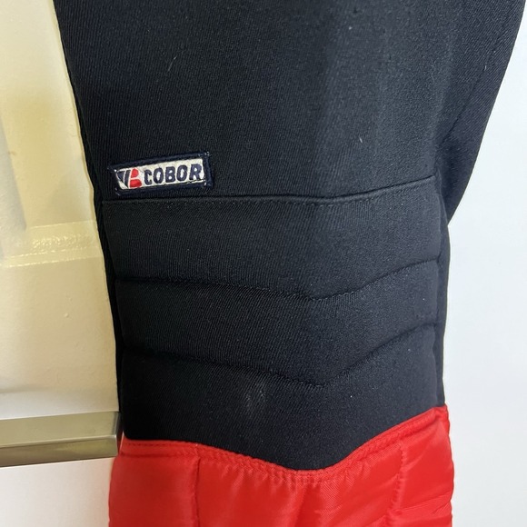 Vintage Cobor Schoeller Ski Pants Mens 30 Multicolor‎ Nylon Pockets Ankle Zip - Picture 5 of 6
